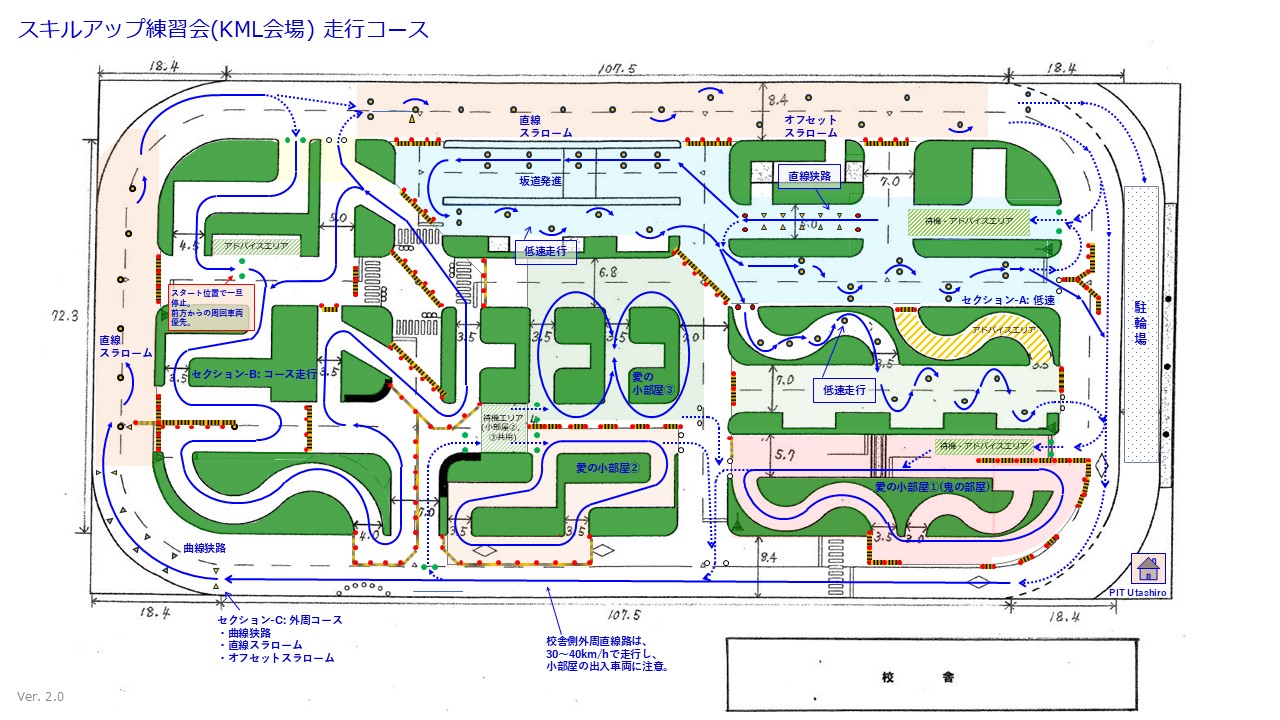 KML走行コース図